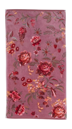 Pip Studio Secret Garden - Douchehanddoek - Lichtpaars - 55x100 cm