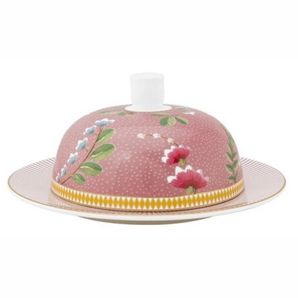 Pip Studio Ronde Botervloot - La Majorelle - Roze - 17x8cm