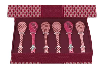 Pip Studio Giftset - Oriental Flower Festival - Theelepeltjes - Roze