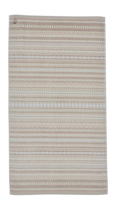 Pip Studio Geometric Print - Douchehanddoek - Zand - 55x100 cm