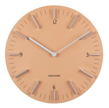 Karlsson - Wandklok Detailed - Zandbruin - Ø30cm