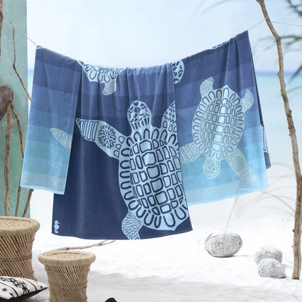 Bedruckte Jumbo Velours Strandtuch 104 Cm X 180 Cm 100