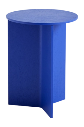 HAY Slit High Bijzettafel Ø35 cm - Vivid blue
