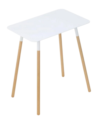 Yamazaki Bijzettafel Vierkant - Plain - Wit