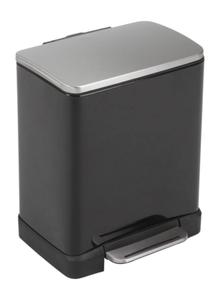 EKO E-Cube pedaalemmer 28 18 liter glanzend zwart
