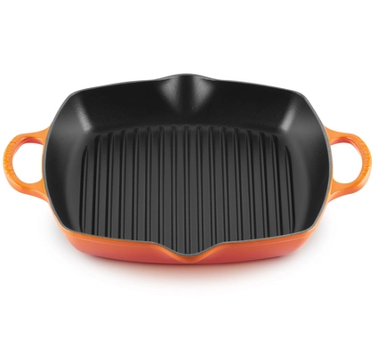 Le Creuset Grillpan Les Forgées TNS - 28 x 28 cm - standaard anti