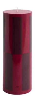 HAY Column Kaars Ø 9 cm - Wine Bordeaux
