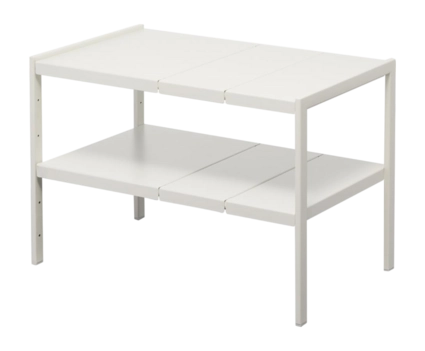 Yamazaki Keukenkast Organizer Uitschuifbaar - 2 niveaus - Tower - Wit