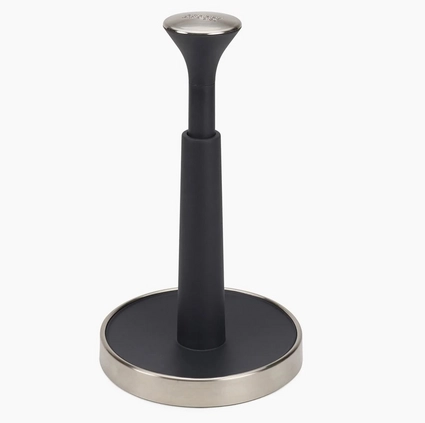 Joseph Joseph Push&Tear Keukenrolhouder - Zwart