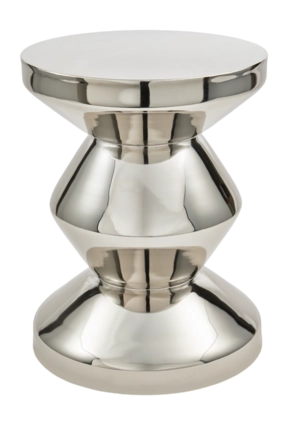 POLSPOTTEN Zig Zag Bijzettafel - Zilver