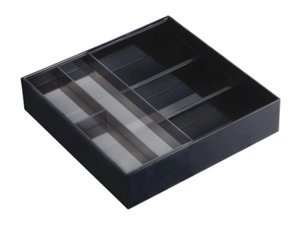 Yamazaki Lade-organizer Uitschuifbaar - Tower - Zwart