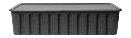 Ferm Living Paper Pulp Opbergdoos EL - Charcoal