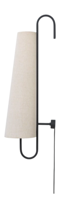 Ferm Living Ancora Wandlamp - Zwart / Natural
