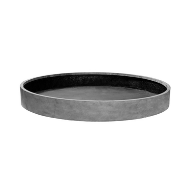 Bloempot Pottery Pots Natural Max Low XXXL Grey 120 x 14 cm