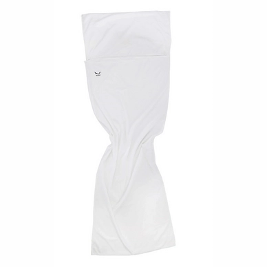 Drap de couchage Salewa Cotton-Feel Zippred Liner Offwhite Zip Droit