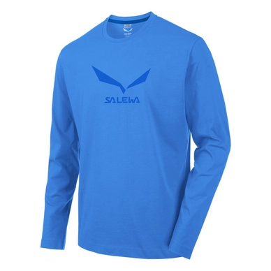 Long Sleeve T-Shirt Salewa Solidlogo 2 Men Royal Blue