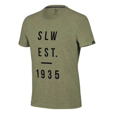T-Shirt Salewa Thom Men Oil Green