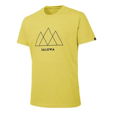 T-Shirt Salewa Overlay Dry Men Kamille Yellow