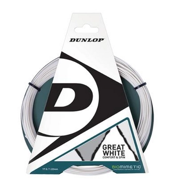 Squashsnaar Dunlop Bio Great White 18 gram (1.18mm/200m)