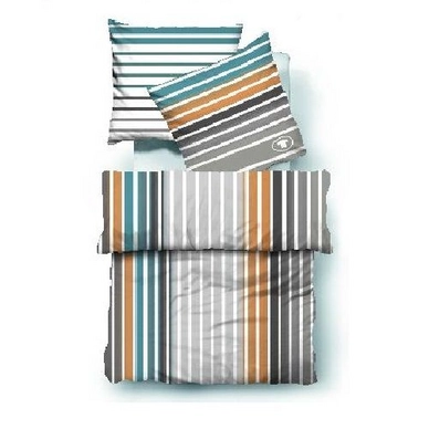 Bettwäsche Tom Tailor Stripe Grau Biber