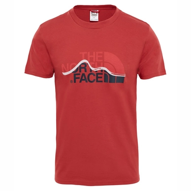 T-Shirt The North Face Men Mountain Line Bossa Nova Red