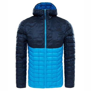 Winter Jacket The North Face Men Thermoball Hoodie Blue Aster