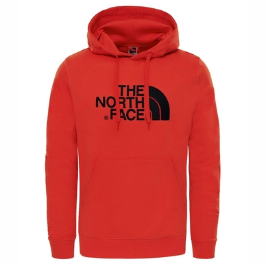 Fleece The North Face Men Light Drew Peak Fleece Hoodie Tibetan Orange