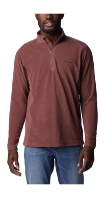 T-shirt Columbia Homme Klamath Range II Half Zip Light Raisin