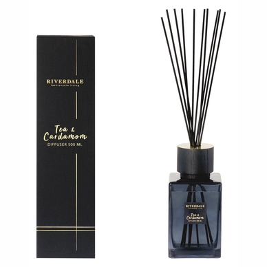Geurstokjes Riverdale Deluxe Zwart 500 ml