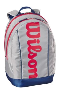 Tennisrugzak Wilson Junior Backpack Grey EQT Red
