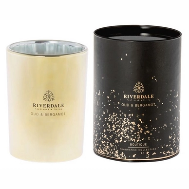 Geurkaars Riverdale Boutique Goud 15 cm