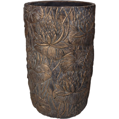 Bloempot HD Living Lotus Gold 18 x 18 x 30 cm