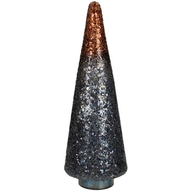 Ornament HD Living Tree Blue 12 x 12 x 34 cm 12 x 12 cm