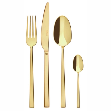 Bestekset Sambonet Rock PVD Gold (24-Delig)