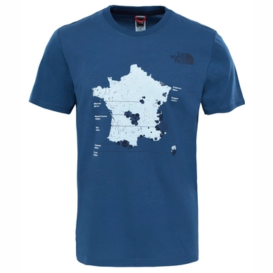 T-Shirt The North Face Men S S Country Peak Tee Shady Blue