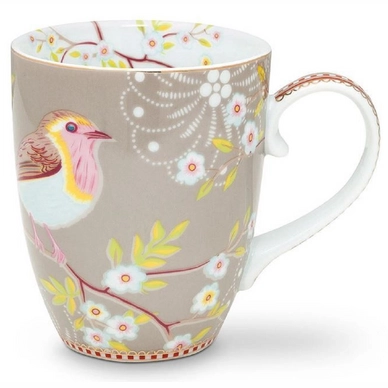 Tasses Pip Studio Early Bird Khaki 350 ml (Set 6)