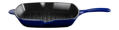 Poêle Grill Le Creuset Casserole Carrée Indigo 26cm