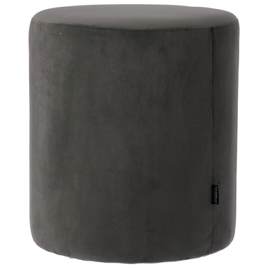Poef Riverdale Chelsea Donkergrijs 50 cm