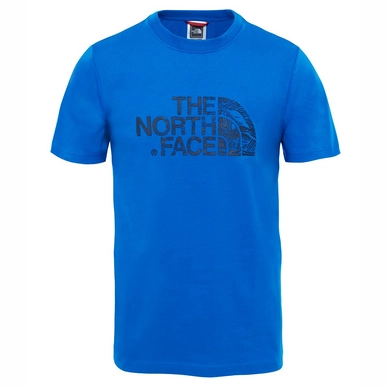 T-Shirt The North Face Men Woodcut Dome Bomber Blue