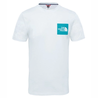 T-Shirt The North Face Men Fine TNF White Porcelain Green