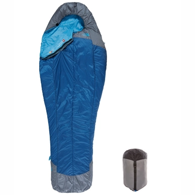 Slaapzak The North Face Cat's Meow Blue/Zinc Grey Linkshandig Regular