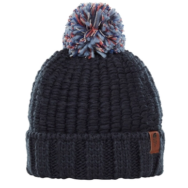 Muts The North Face Cozy Chunky Beanie Urban Navy Faded Rose Multi