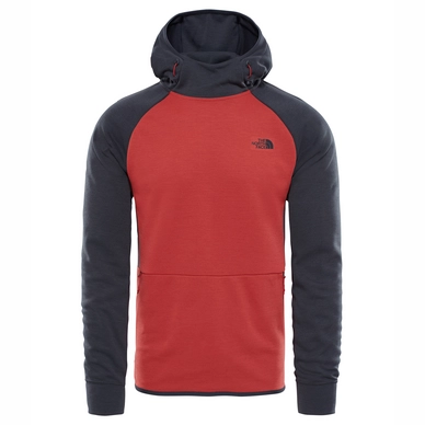Trui The North Face Men Mountain Slacker Asphalt Grey Bossa Nova Red