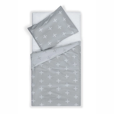 Dekbedovertrek Jollein Plus Grey Katoen