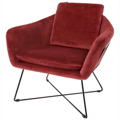 Fauteuil Riverdale Ridge Burgundy 82 cm