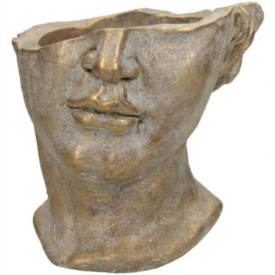 Bloempot HD Living Face Gold 19,5 x 20 x 19 cm