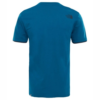 T-Shirt The North Face Men V-Neck Blue Coral