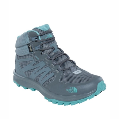 Wandelschoen The North Face Women Litewave Fastpack Mid GTX Grey Agate Green