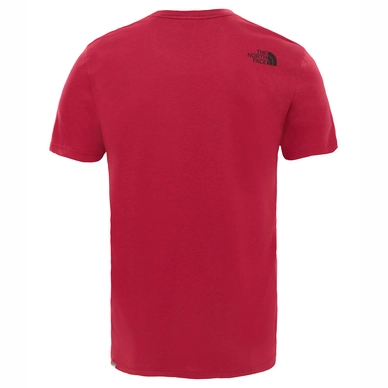 T-Shirt The North Face Men S/S Mount Line Tee Rumba Red