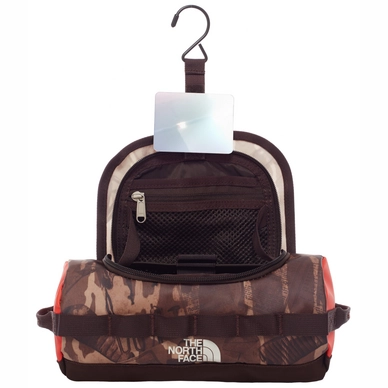 Toilettas The North Face Base Camp Travel Canister S Brown Print